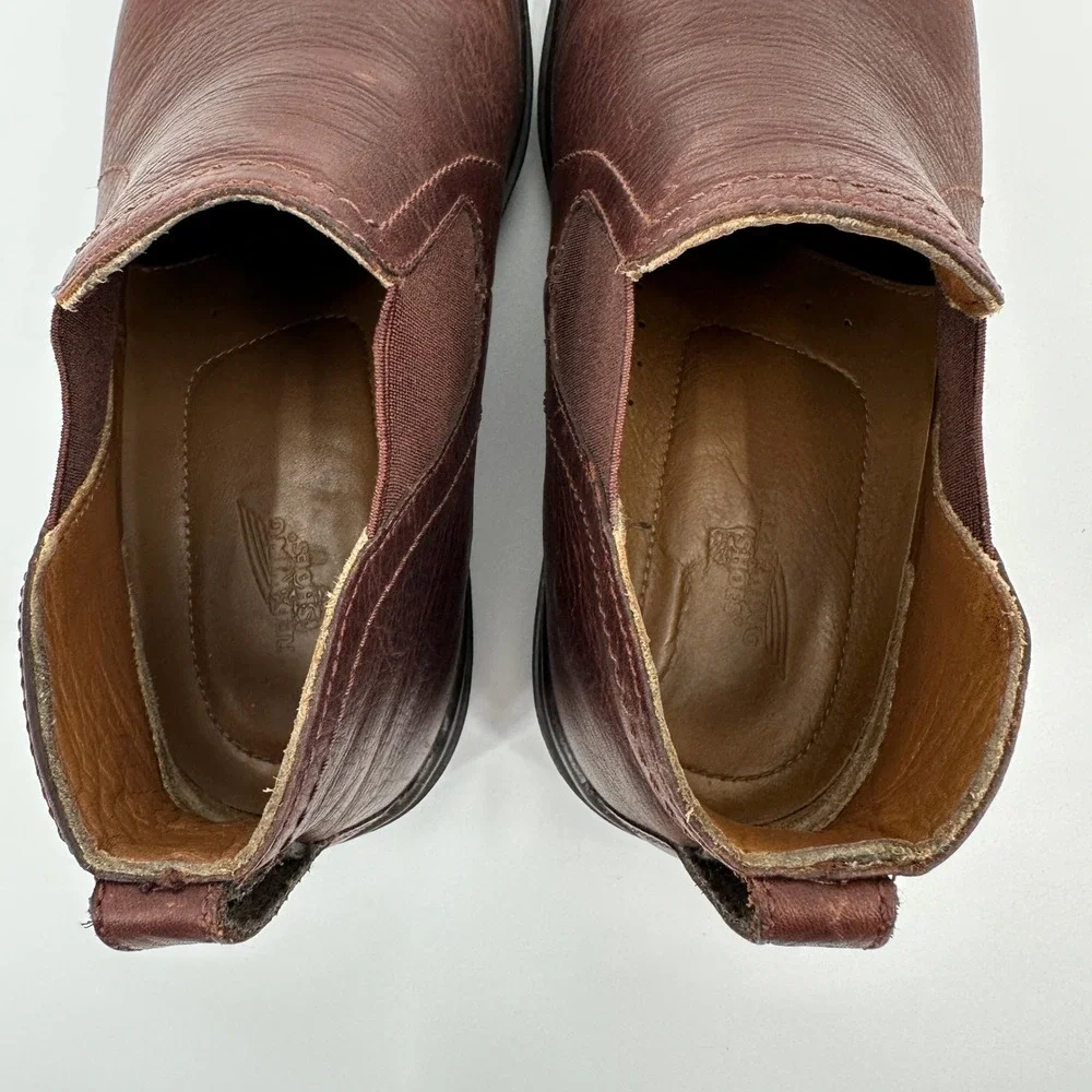 Red Wing Shoes 8602 Mens 8.5 EE Brown Leather‎ Chelsea Slip On Ankle Boots